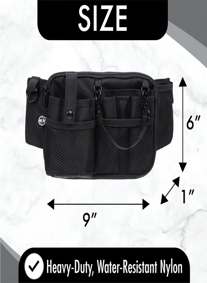 First Lifesaver Nurse Fanny Pack with Multi-Compartment and Tape Holder For Nurses and Nursing Students (Black) - Image 3